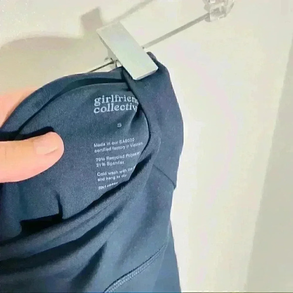 NWT Girlfriend Collective Midnight Blue eCompressive High-Rise Capri Leggings - Picture 9 of 9